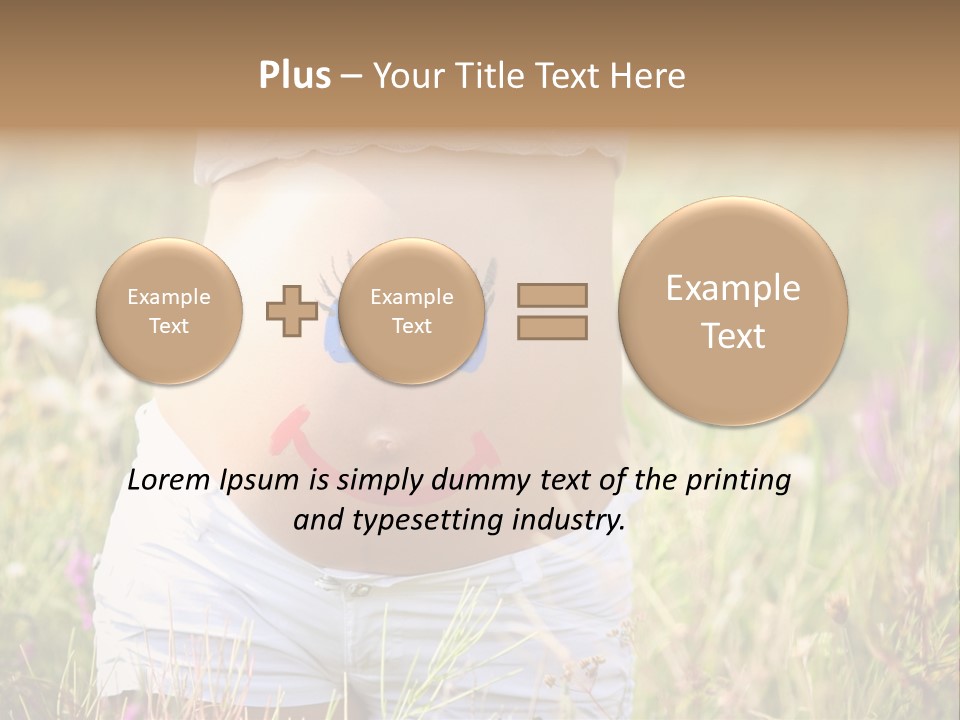 Cute Home Parenting PowerPoint Template