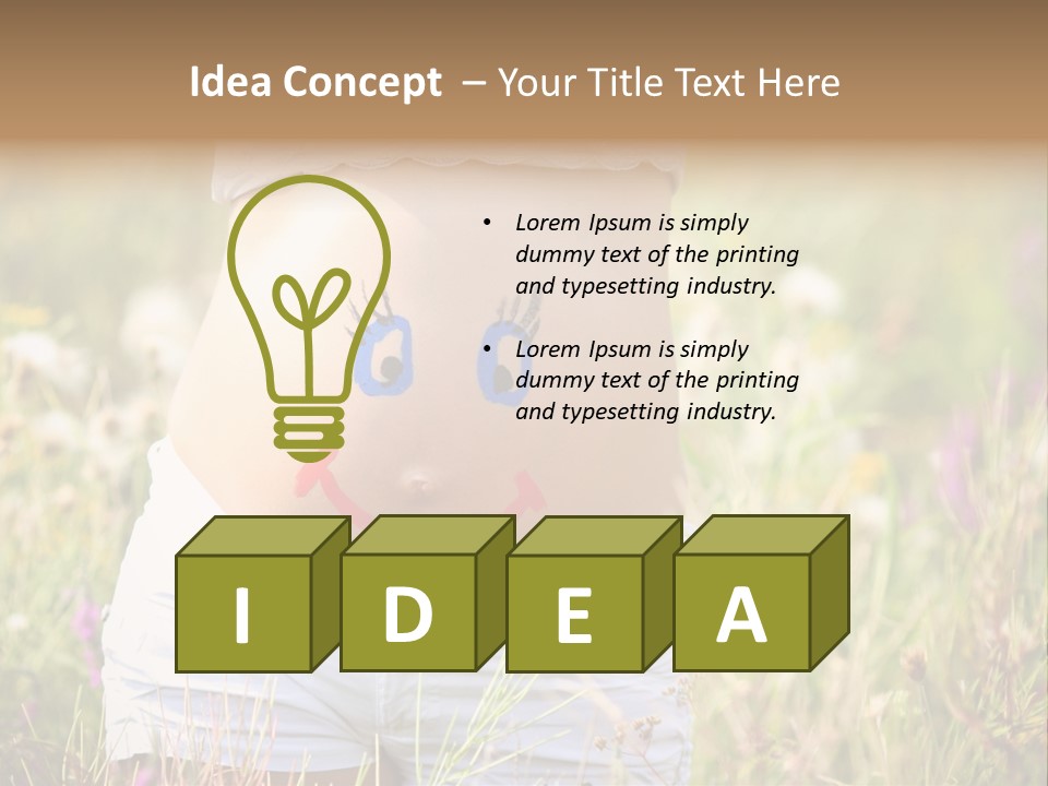 Cute Home Parenting PowerPoint Template