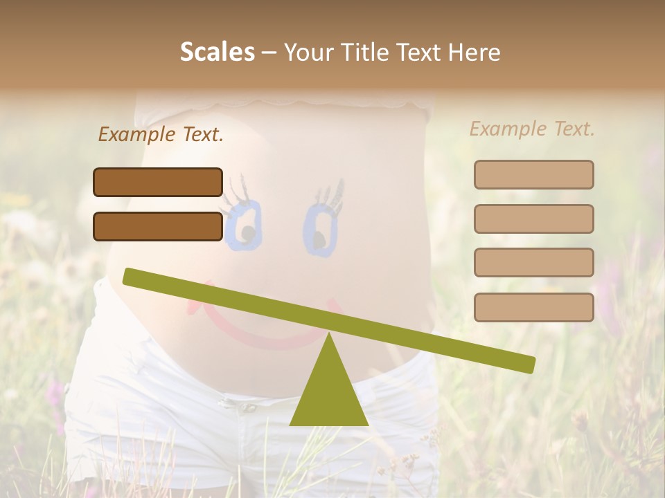 Cute Home Parenting PowerPoint Template