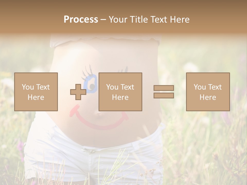 Cute Home Parenting PowerPoint Template