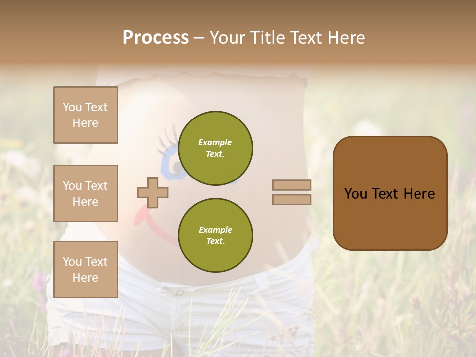 Cute Home Parenting PowerPoint Template