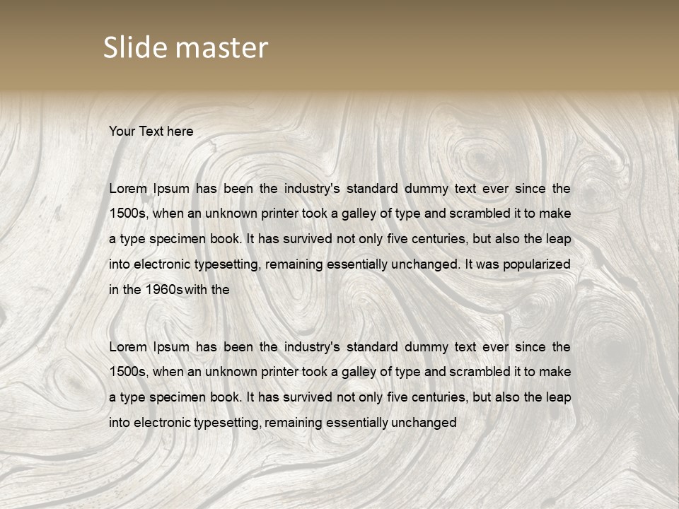 Water Bay Boat PowerPoint Template