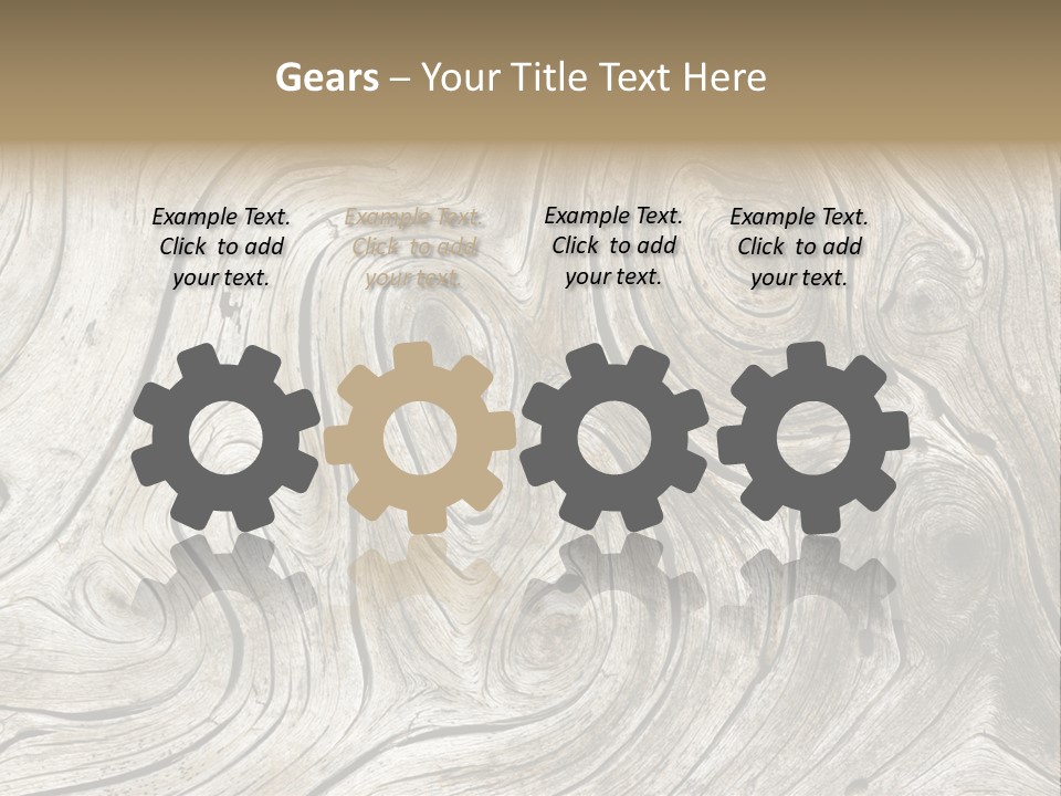 Water Bay Boat PowerPoint Template