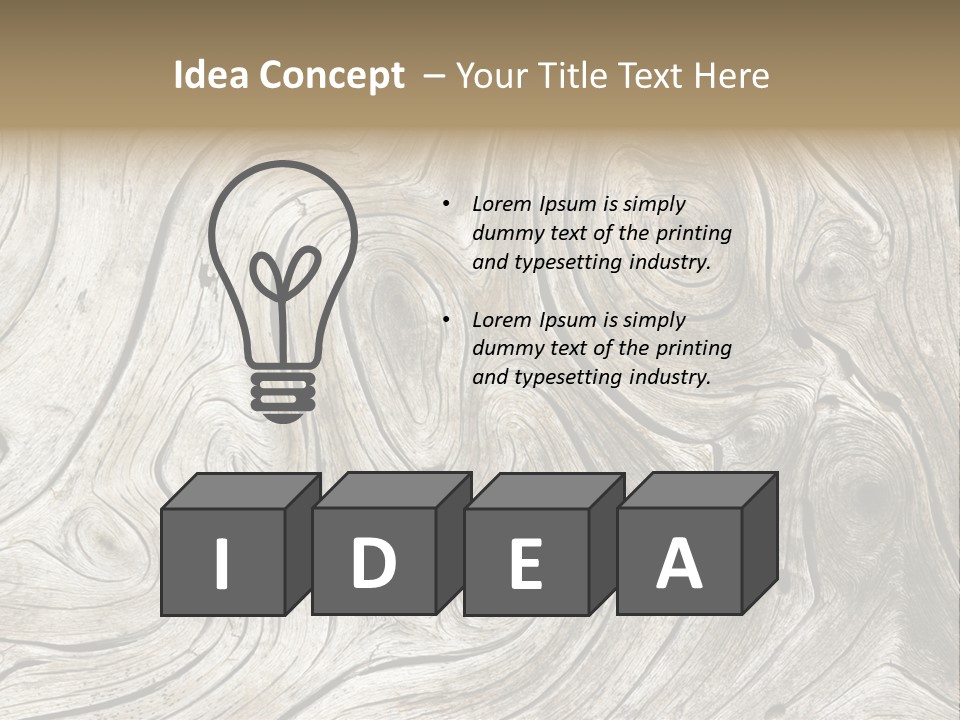 Water Bay Boat PowerPoint Template