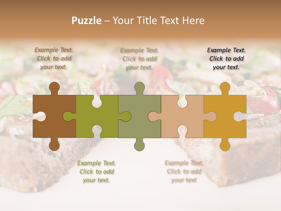 Tarte Healthy Plate PowerPoint Template