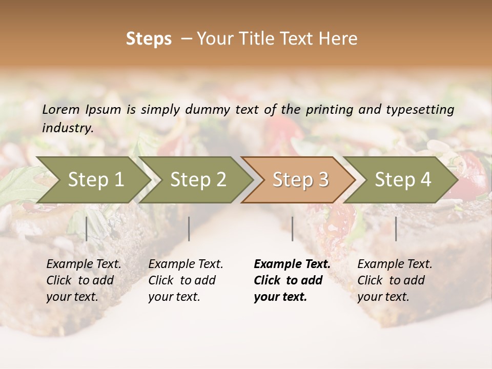 Tarte Healthy Plate PowerPoint Template