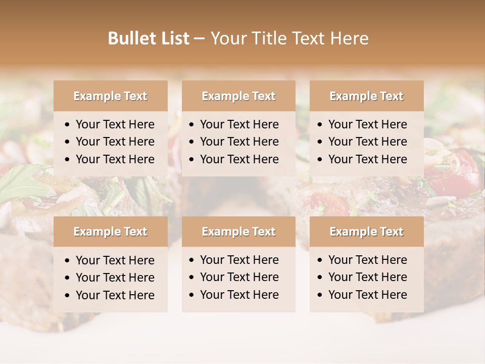 Tarte Healthy Plate PowerPoint Template