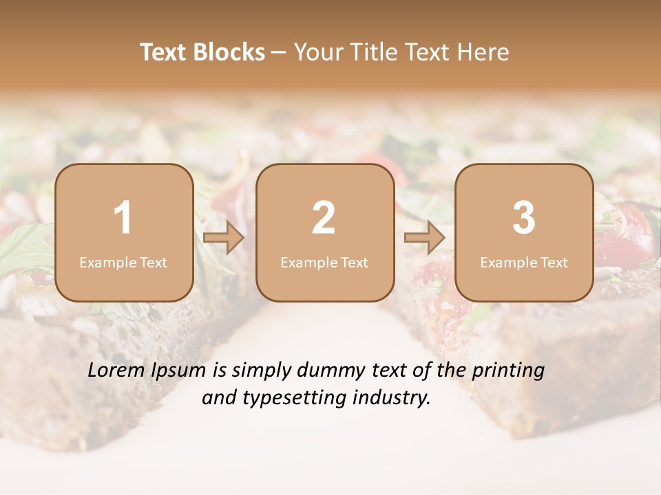 Tarte Healthy Plate PowerPoint Template