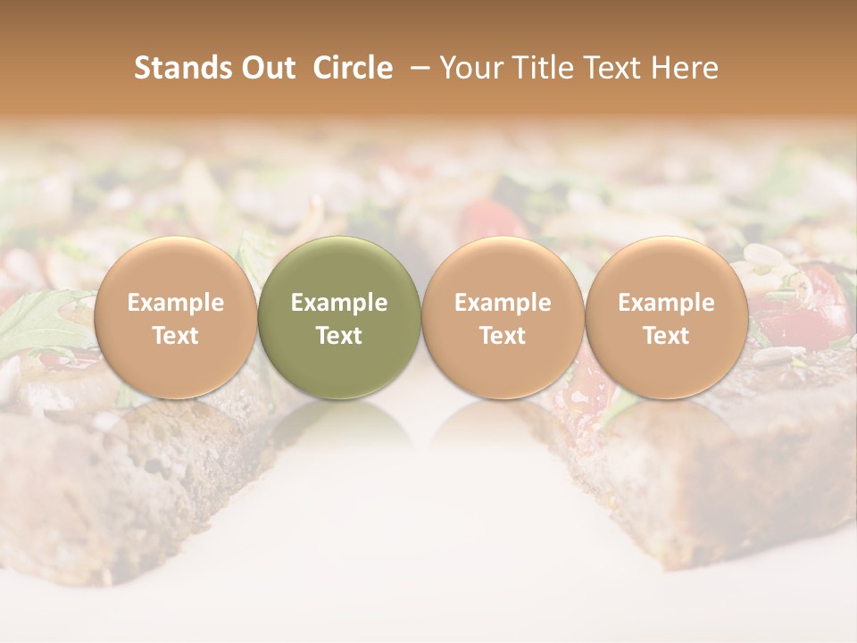 Tarte Healthy Plate PowerPoint Template