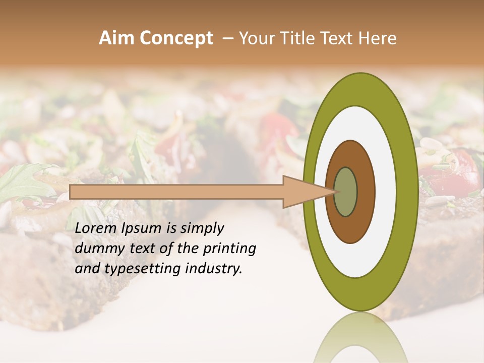 Tarte Healthy Plate PowerPoint Template