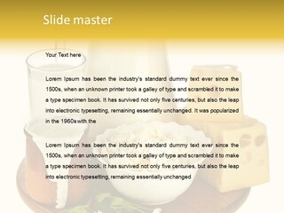 Jug Beverage Cup PowerPoint Template