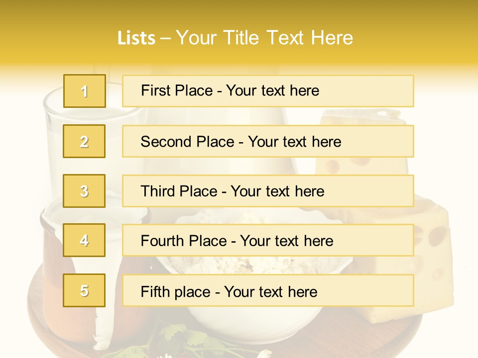 Jug Beverage Cup PowerPoint Template
