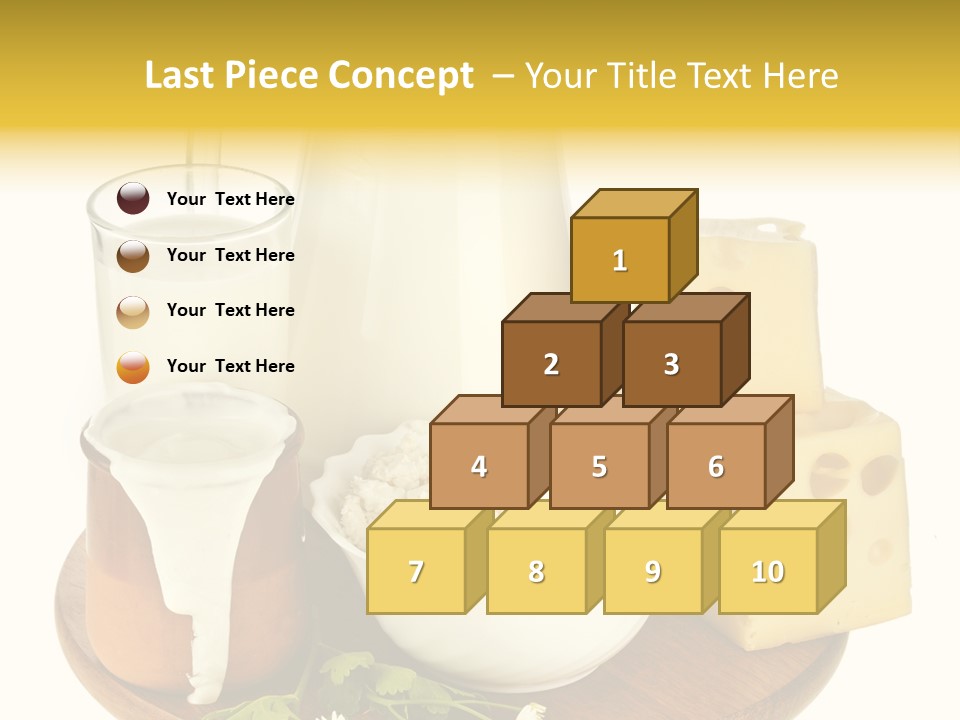 Jug Beverage Cup PowerPoint Template