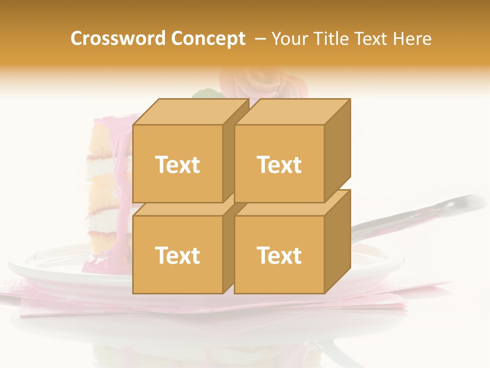 Cup Sugarcraft Sugar PowerPoint Template