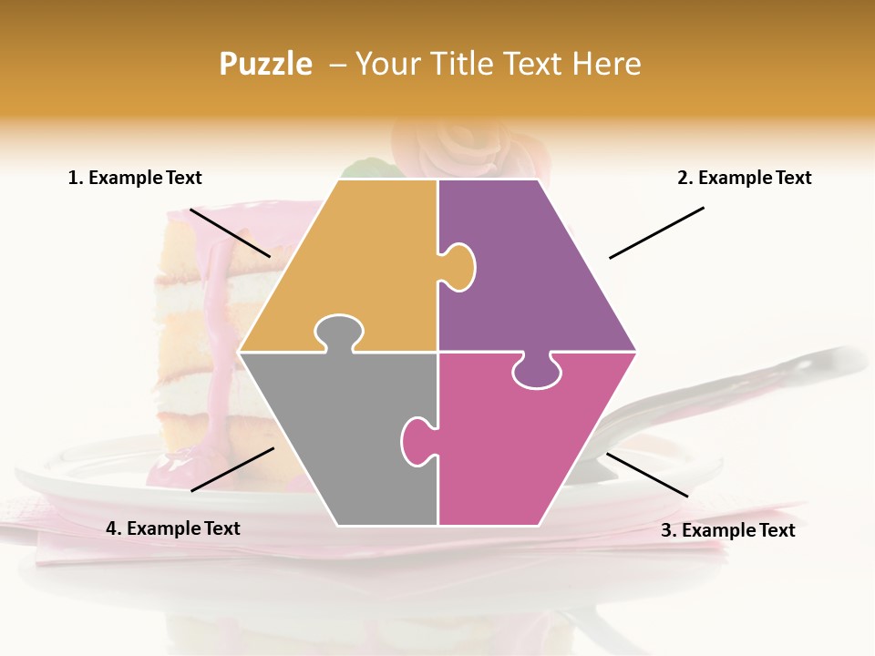 Cup Sugarcraft Sugar PowerPoint Template