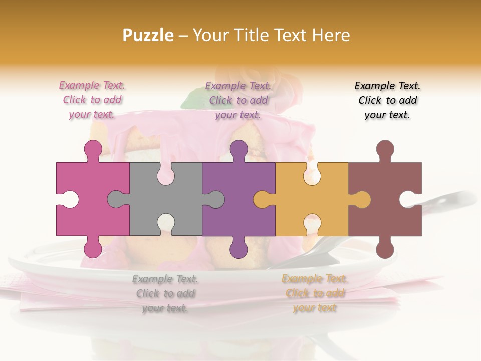 Cup Sugarcraft Sugar PowerPoint Template