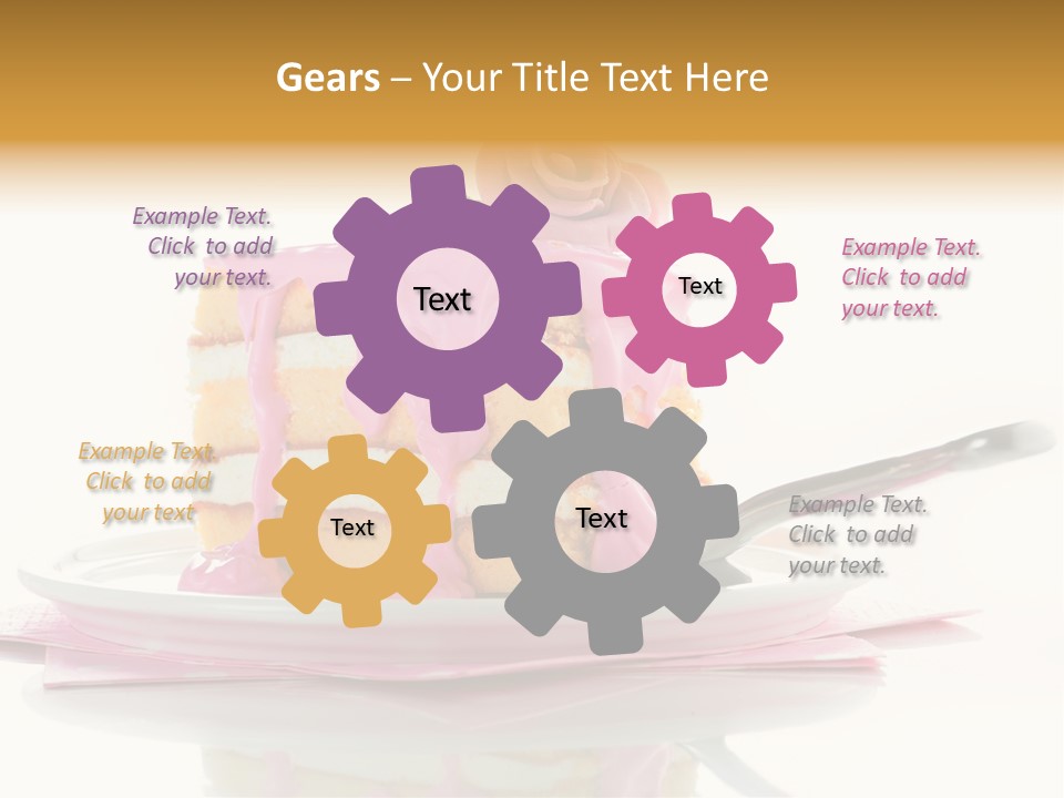 Cup Sugarcraft Sugar PowerPoint Template