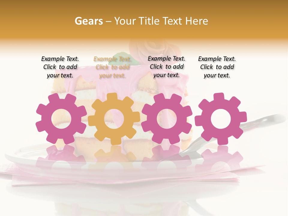 Cup Sugarcraft Sugar PowerPoint Template