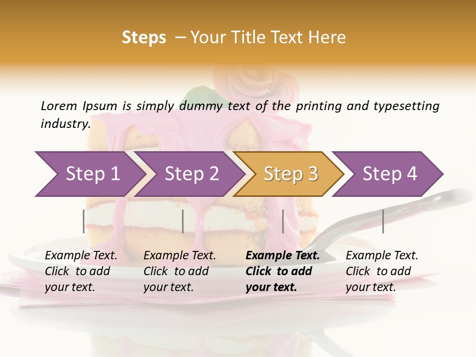 Cup Sugarcraft Sugar PowerPoint Template