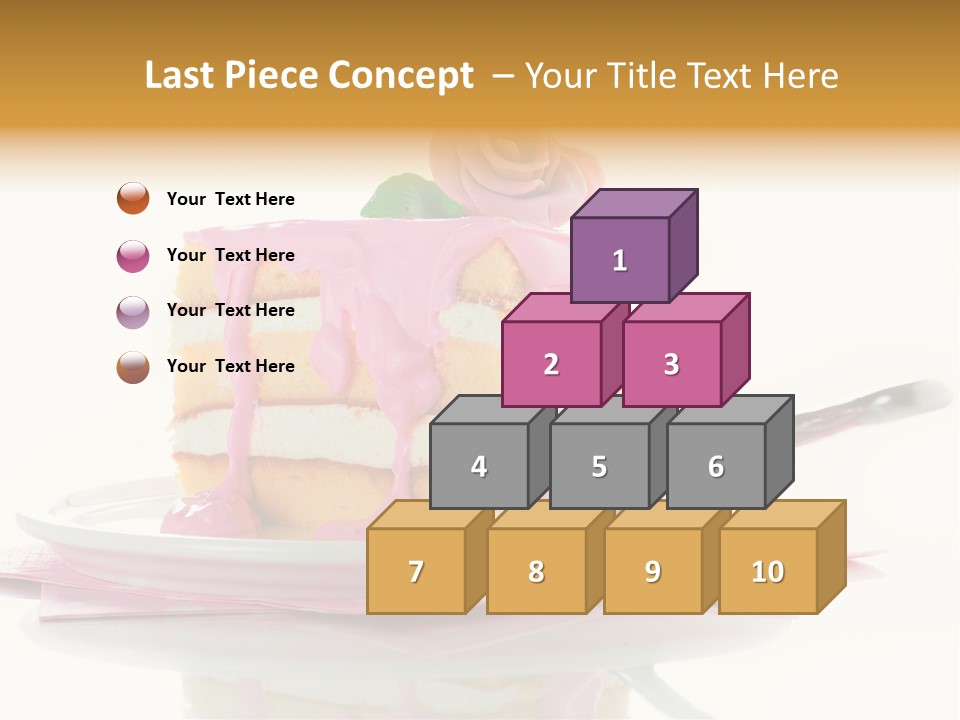 Cup Sugarcraft Sugar PowerPoint Template