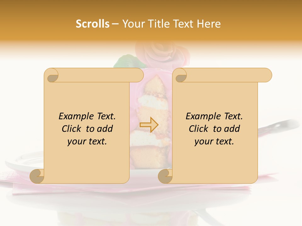 Cup Sugarcraft Sugar PowerPoint Template