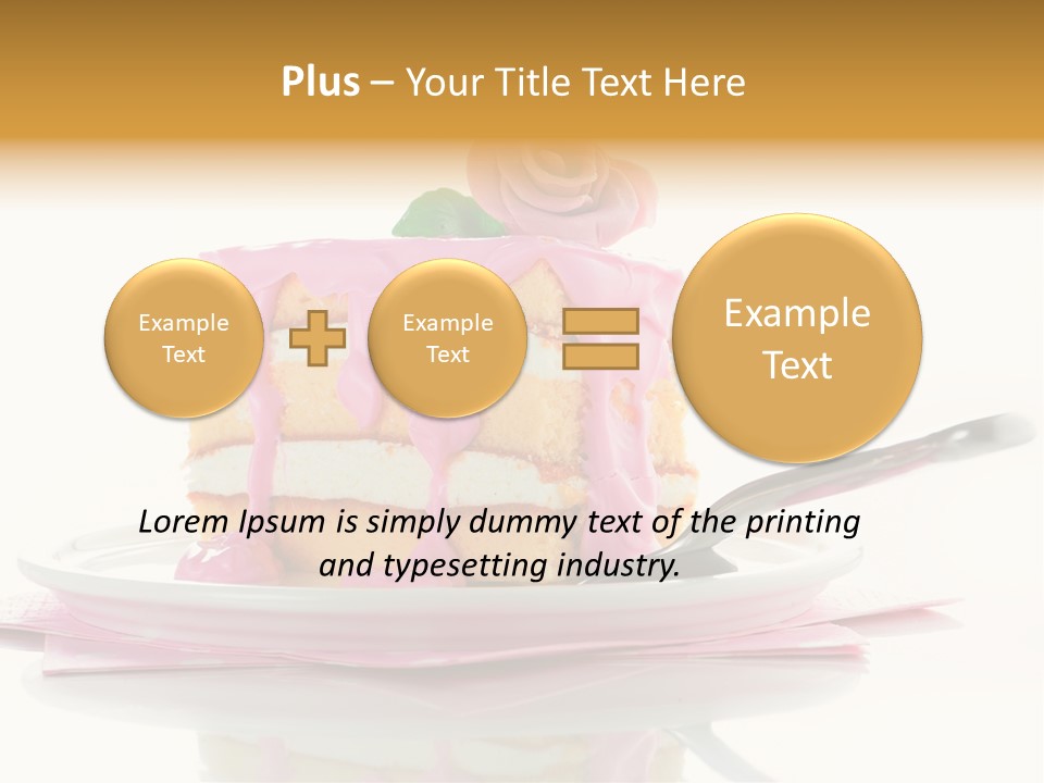 Cup Sugarcraft Sugar PowerPoint Template
