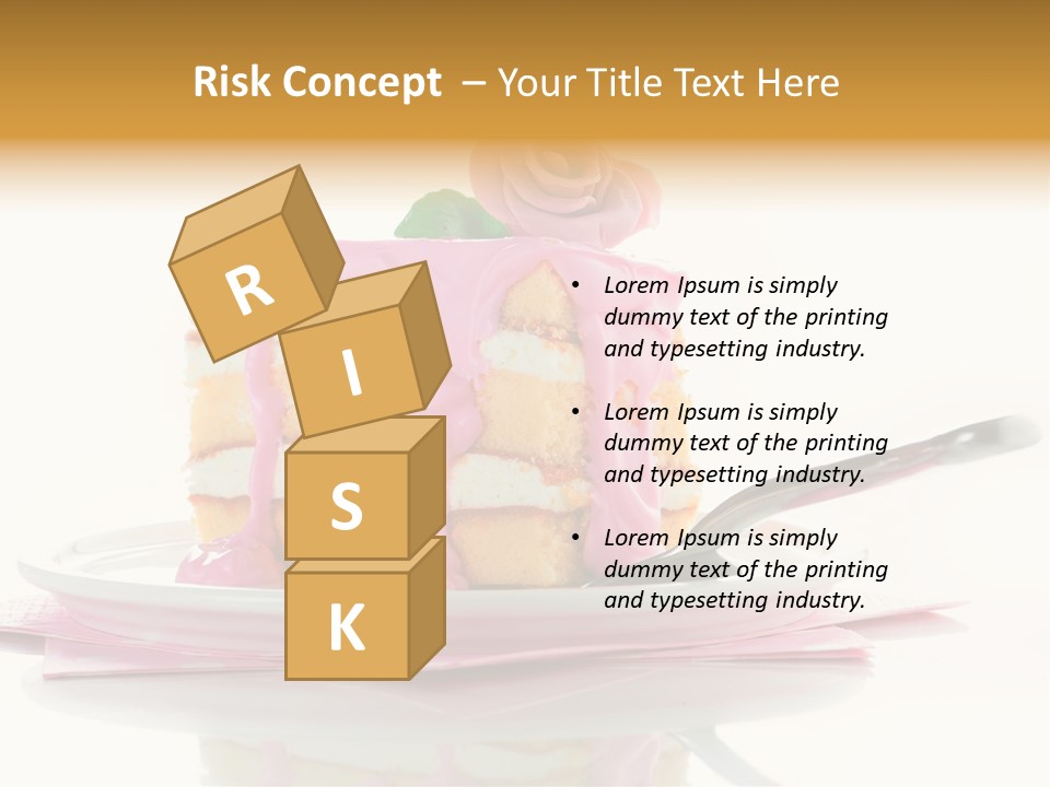 Cup Sugarcraft Sugar PowerPoint Template