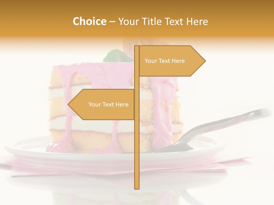 Cup Sugarcraft Sugar PowerPoint Template