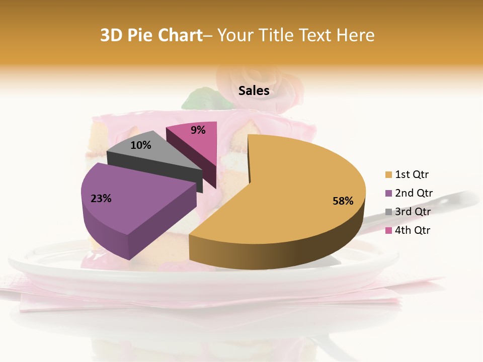 Cup Sugarcraft Sugar PowerPoint Template