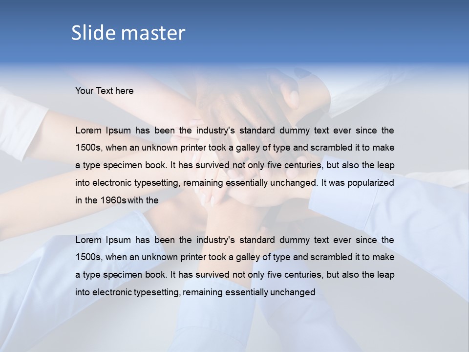 Female Leader Corporate PowerPoint Template