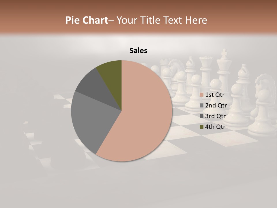 Challenge Chess Board PowerPoint Template