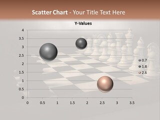 Challenge Chess Board PowerPoint Template