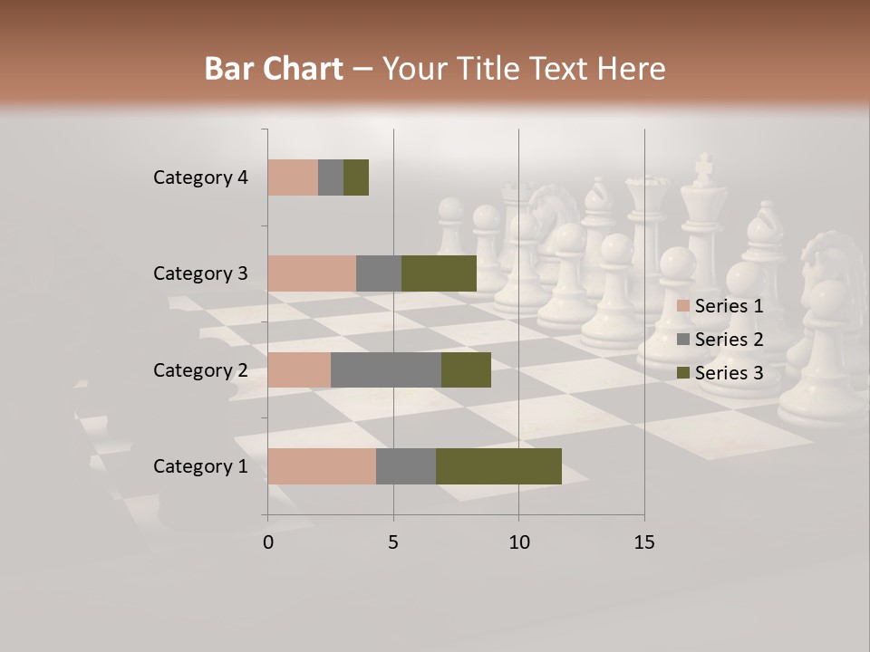 Challenge Chess Board PowerPoint Template