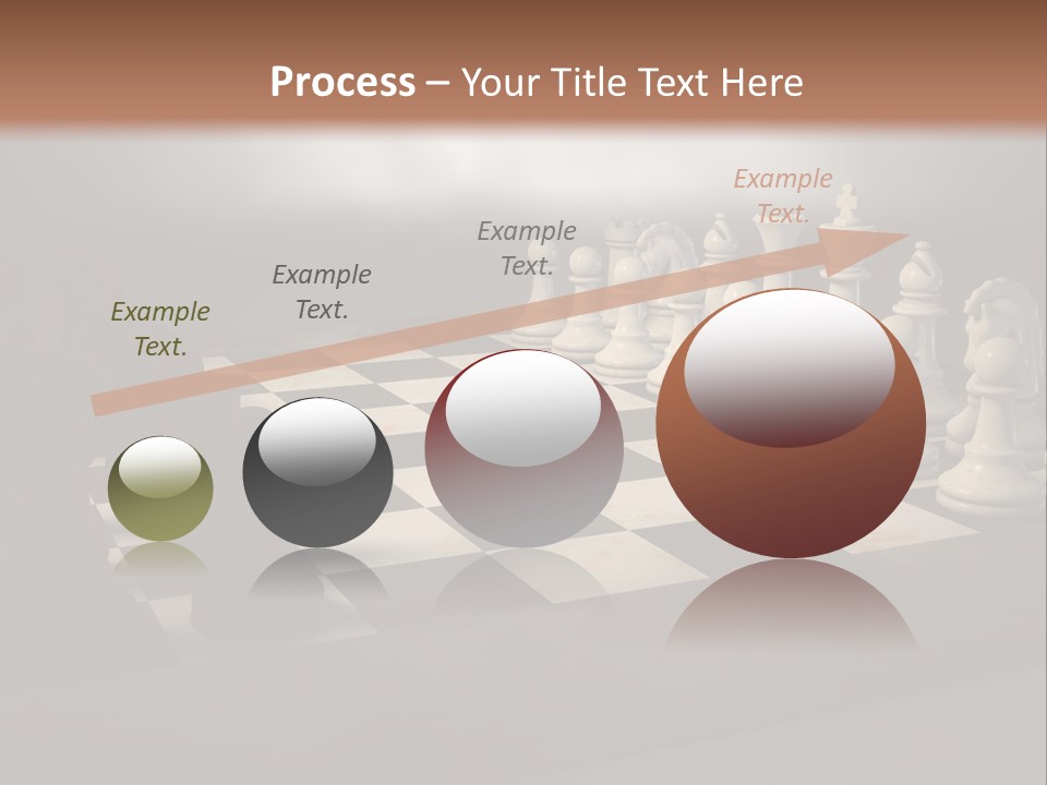 Challenge Chess Board PowerPoint Template