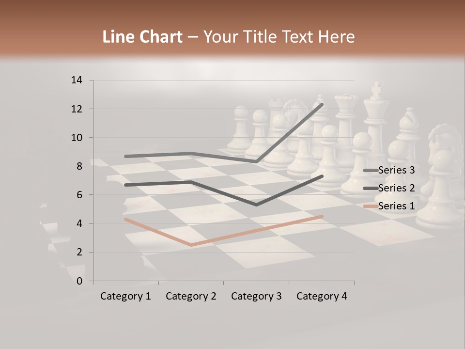 Challenge Chess Board PowerPoint Template