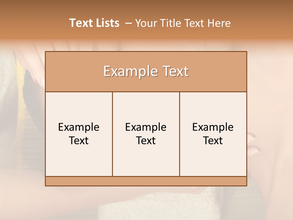 Charming Woman Care PowerPoint Template