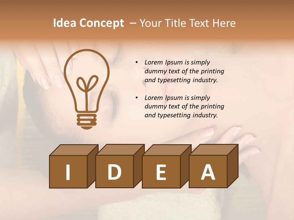 Charming Woman Care PowerPoint Template