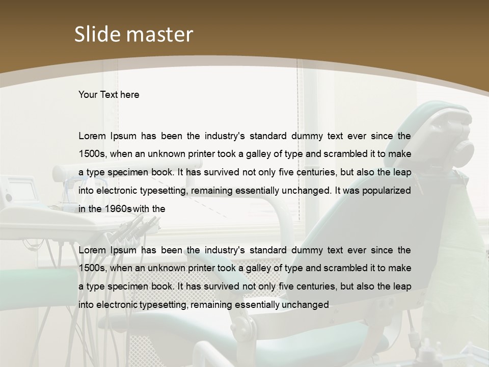 Studio Tooth Tool PowerPoint Template