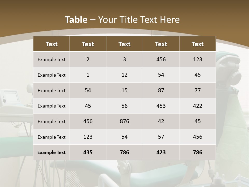 Studio Tooth Tool PowerPoint Template