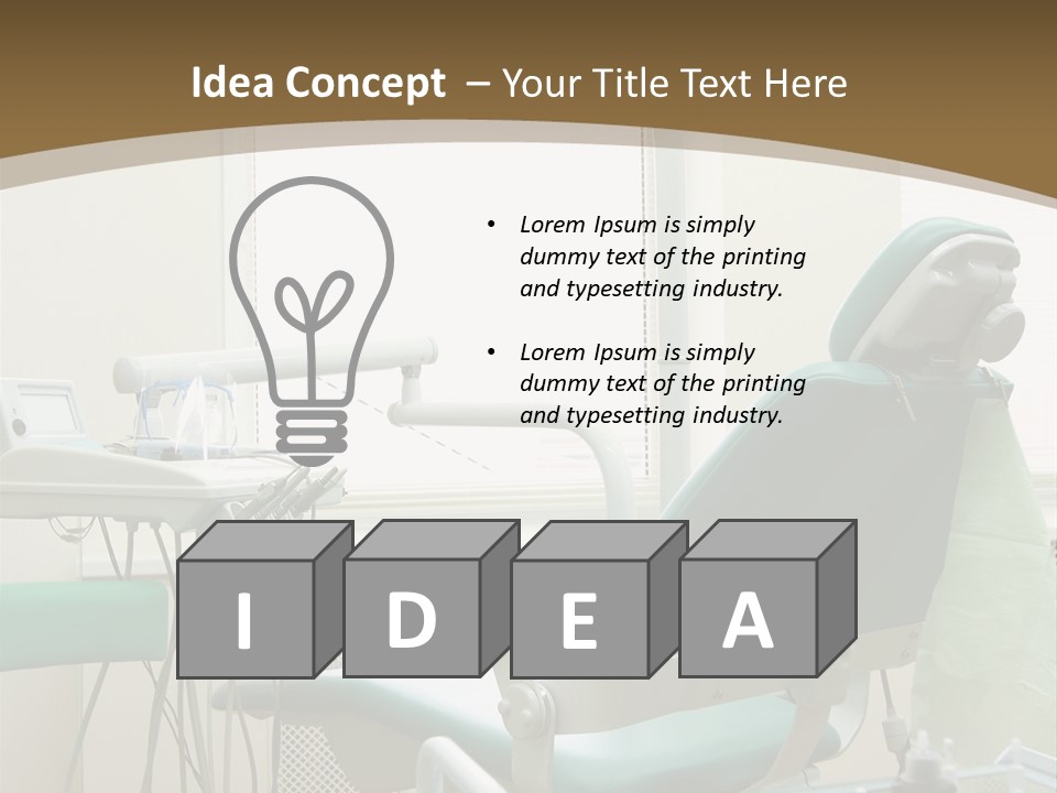 Studio Tooth Tool PowerPoint Template