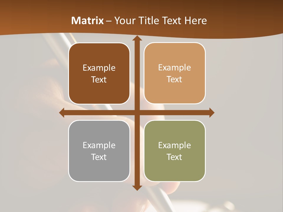 Foreground Signature Manager PowerPoint Template
