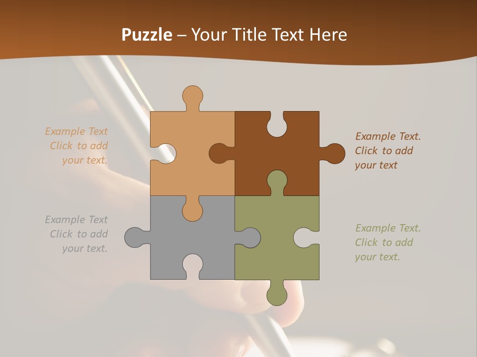 Foreground Signature Manager PowerPoint Template