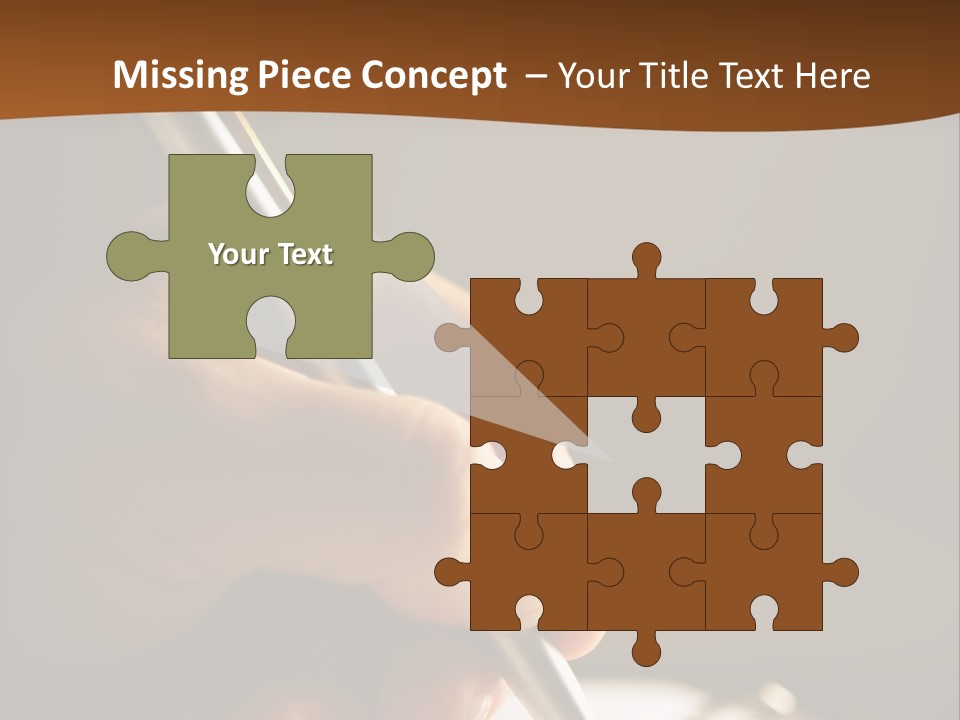 Foreground Signature Manager PowerPoint Template