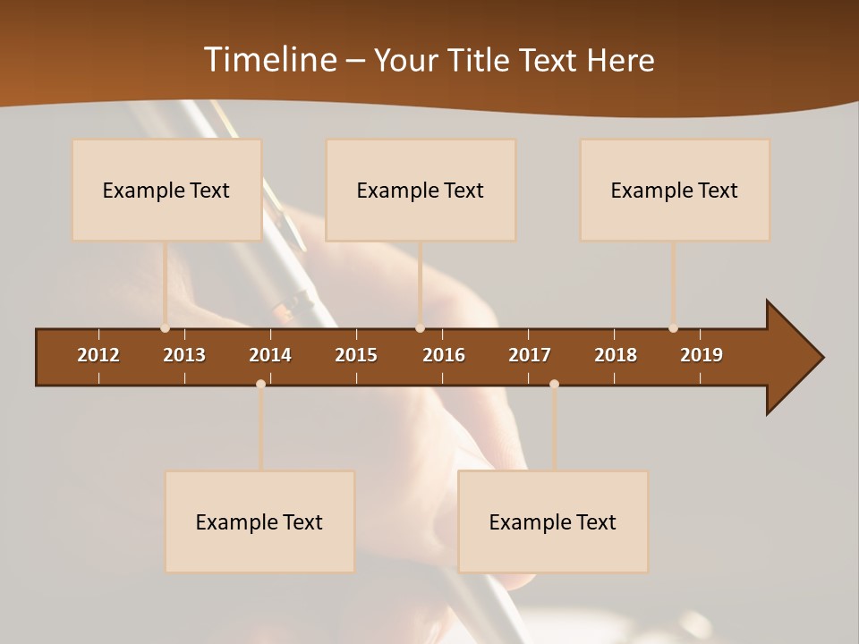Foreground Signature Manager PowerPoint Template