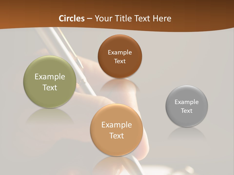 Foreground Signature Manager PowerPoint Template