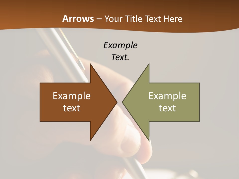 Foreground Signature Manager PowerPoint Template