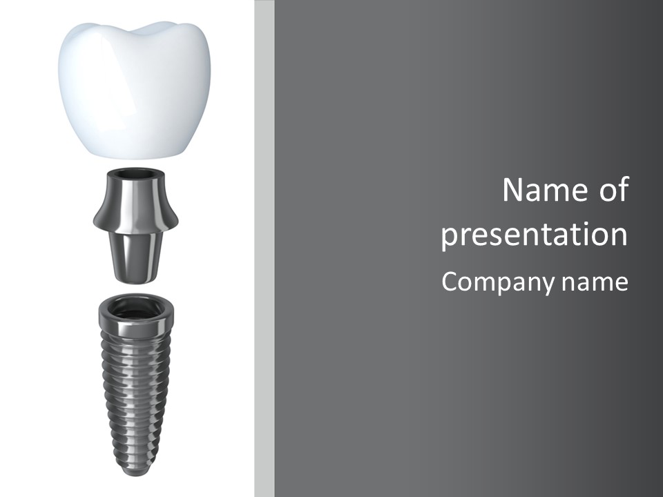 Dentist Molar Medical PowerPoint Template