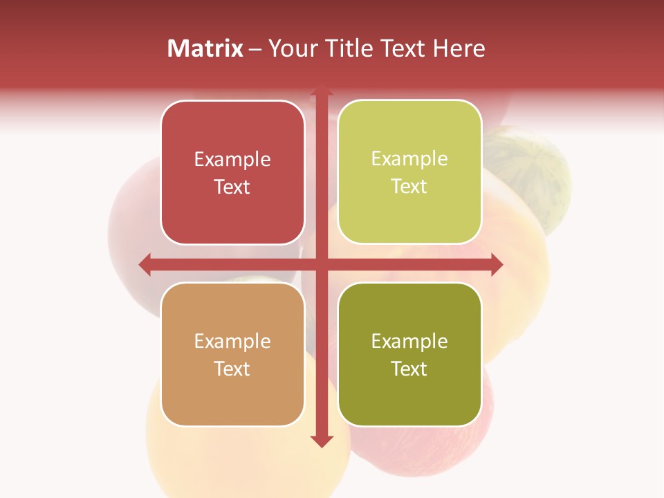 A Bunch Of Different Types Of Fruit On A White Background PowerPoint Template