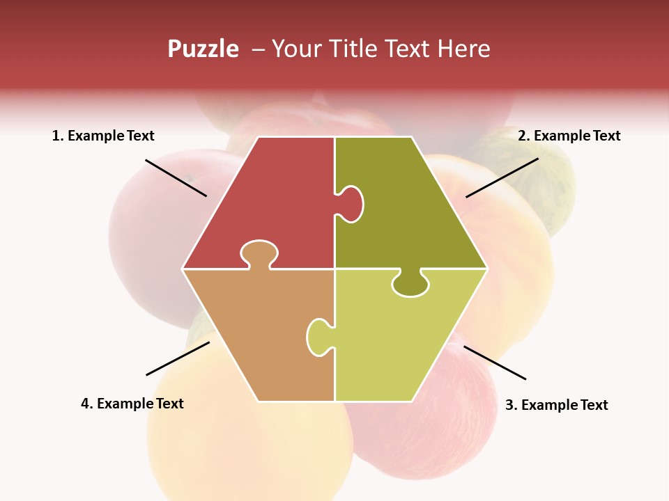 A Bunch Of Different Types Of Fruit On A White Background PowerPoint Template