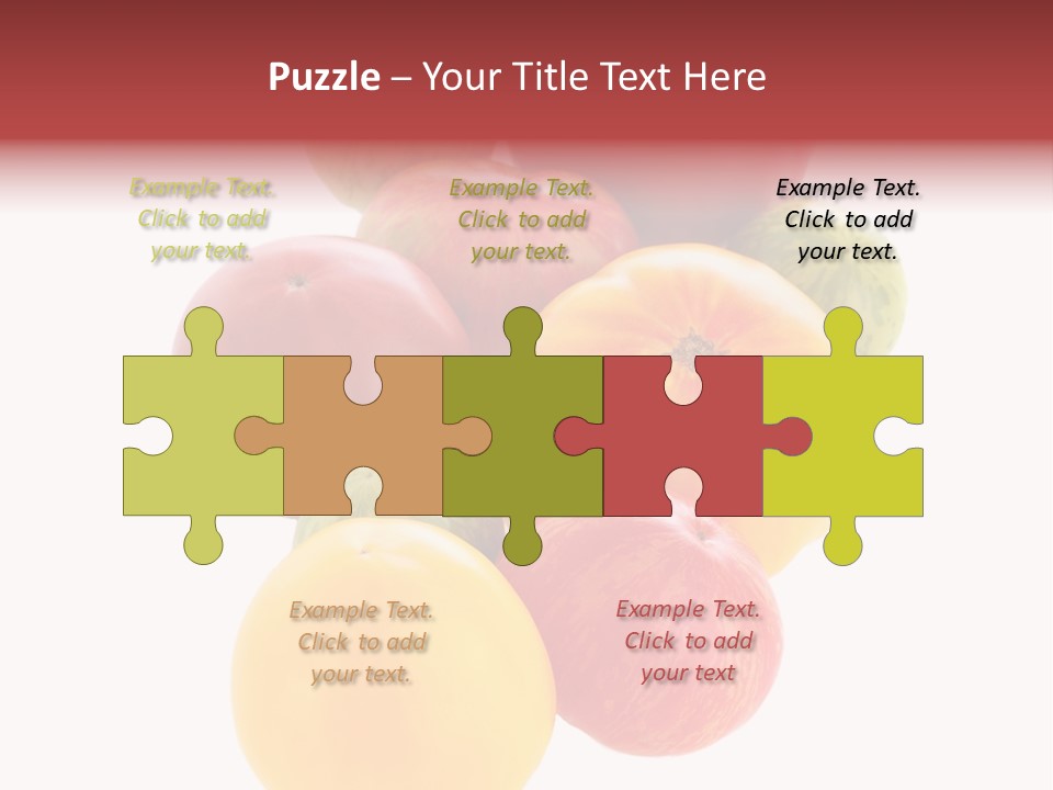 A Bunch Of Different Types Of Fruit On A White Background PowerPoint Template